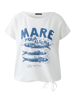 Oui Koszulka w kolorze biało-niebieskim ze sklepu Limango Polska w kategorii Bluzki damskie - zdjęcie 187790602