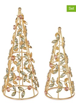 Bizzotto Figurki dekoracyjne (2 szt.) w kolorze złotym ze sklepu Limango Polska w kategorii Dekoracje - zdjęcie 187791532