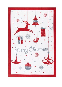 Trendy Kitchen by EXCÉLSA Ściereczka w kolorze czerwono-białym do naczyń - 70 x 50 cm ze sklepu Limango Polska w kategorii Ścierki kuchenne - zdjęcie 187792001