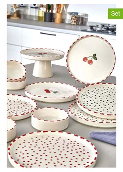Hermia 11-częściowy zestaw śniadaniowy w kolorze biało-czerwono-zielonym ze sklepu Limango Polska w kategorii Naczynia - zdjęcie 187792164