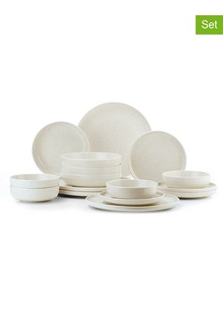 Hermia 16-częściowy zestaw w kolorze kremowym ze sklepu Limango Polska w kategorii Naczynia - zdjęcie 187792193