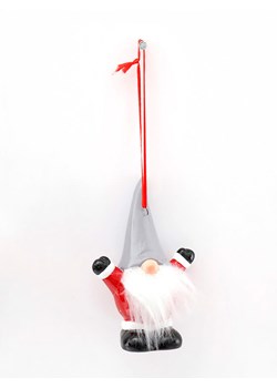 SiL Interiors Zawieszki dekoracyjne w kolorze czerwono-biało-szarym - 5,4 x 10 x 4 cm ze sklepu Limango Polska w kategorii Dekoracje - zdjęcie 187792253