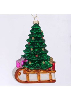 Boltze Zawieszka świąteczna &quot;Merrily&quot; w kolorze zielonym - wys. 14,5 cm ze sklepu Limango Polska w kategorii Dekoracje bożonarodzeniowe - zdjęcie 187792280