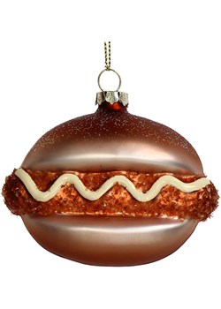 Kersten Bombka &quot;Croquette Sandwich&quot; w kolorze brązowym - wys. 8,5 cm ze sklepu Limango Polska w kategorii Dekoracje bożonarodzeniowe - zdjęcie 187792301