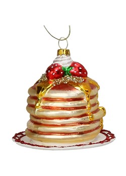 Kersten Ozdoba choinkowa &quot;Pancake Stack&quot; ze wzorem - wys. 10 cm ze sklepu Limango Polska w kategorii Dekoracje bożonarodzeniowe - zdjęcie 187792624