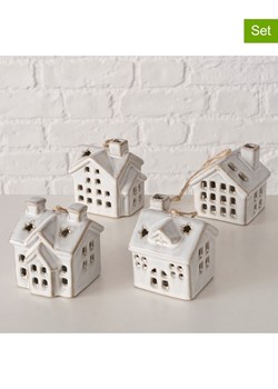 Boltze Zawieszki świąteczne LED (4 szt.) w kolorze biało-beżowym - 6,5 x 7 cm ze sklepu Limango Polska w kategorii Dekoracje bożonarodzeniowe - zdjęcie 187792632