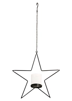 POSIWIO Świecznik w kolorze czarnym - Ø 40 cm ze sklepu Limango Polska w kategorii Świeczniki - zdjęcie 187792693