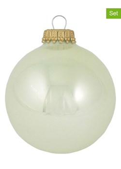 Krebs Glas Lauscha Bombki (8 szt.) w kolorze kremowyn - Ø 7 cm ze sklepu Limango Polska w kategorii Dekoracje bożonarodzeniowe - zdjęcie 187792694