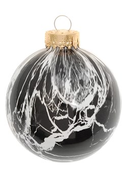 Krebs Glas Lauscha Bombka w kolorze czarnym - Ø 8 cm ze sklepu Limango Polska w kategorii Dekoracje bożonarodzeniowe - zdjęcie 187792803