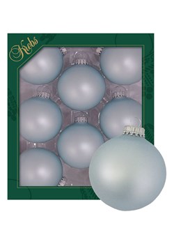 Krebs Glas Lauscha Bombki (8 szt.) w kolorze błękitnym ze sklepu Limango Polska w kategorii Dekoracje bożonarodzeniowe - zdjęcie 187792860