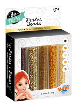 BUKI Zestawy koralików &quot;Gold/Brown&quot; - 5+ ze sklepu Limango Polska w kategorii Zabawki - zdjęcie 187793313