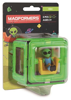 MAGFORMERS 6-częściowy zestaw akcesoriów &quot;Alien&quot; - 3+ ze sklepu Limango Polska w kategorii Zabawki - zdjęcie 187793432