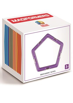 MAGFORMERS 12-częściowy zestaw magnetyczny &quot;Pentagon&quot; - 3+ ze sklepu Limango Polska w kategorii Zabawki - zdjęcie 187793651