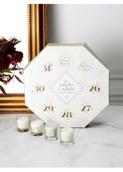 The Concept Factory Kalendarz w kolorze białym ze świecami - 31,5 x 31,5 cm ze sklepu Limango Polska w kategorii Świece i dyfuzory - zdjęcie 187793871