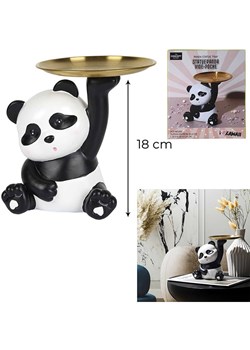 Rétro Chic Figurka dekoracyjna w kolorze czarno-białym - wys. 18 cm ze sklepu Limango Polska w kategorii Dekoracje - zdjęcie 187794062