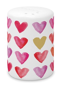 ppd Solniczka &quot;Aquarell Hearts&quot; w kolorze biało-jasnoróżowym - 350 ml ze sklepu Limango Polska w kategorii Młynki do soli i pieprzu - zdjęcie 187794154