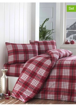 Colourful Cotton 3-częściowy zestaw w kolorze czerwonym ze sklepu Limango Polska w kategorii Tekstylia - zdjęcie 187794461
