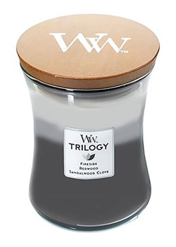 WoodWick Świeca zapachowa &quot;Trilogy - Warm Woods&quot; - 275 g ze sklepu Limango Polska w kategorii Świece i dyfuzory - zdjęcie 187794831