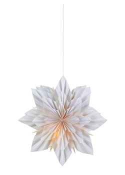 Marksljöd Lampa wisząca &quot;Neela&quot; w kolorze białym - Ø 56 cm ze sklepu Limango Polska w kategorii Oświetlenie - zdjęcie 187794983