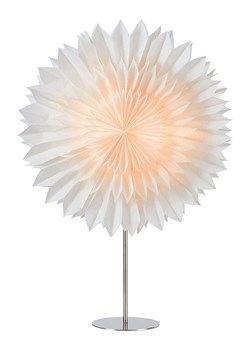 Marksljöd Lampa stołowa &quot;Solina&quot; w kolorze biało-srebrnym - 48 x 75 x 16 cm ze sklepu Limango Polska w kategorii Oświetlenie - zdjęcie 187795050