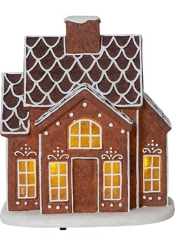 STAR Trading Dekoracja LED &quot;Gingerville&quot; w kolorze brązowym - 14 x 16 cm ze sklepu Limango Polska w kategorii Oświetlenie - zdjęcie 187795082