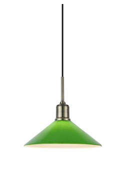 Marksljöd Lampa wisząca &quot;Vela&quot; w kolorze zielonym - wys. 23 x Ø 25 cm ze sklepu Limango Polska w kategorii Oświetlenie - zdjęcie 187795084