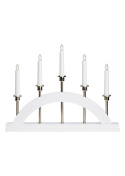 Marksljöd Lampa adwentowa &quot;Bridge&quot; w kolorze białym - 47 x 36 cm ze sklepu Limango Polska w kategorii Dekoracje bożonarodzeniowe - zdjęcie 187795133