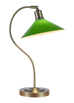 Marksljöd Lampa stołowa &quot;Vela&quot; w kolorze zielonym - wys. 49 x Ø 27,5 cm ze sklepu Limango Polska w kategorii Oświetlenie - zdjęcie 187795231