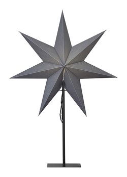 STAR Trading Lampa stojąca &quot;Ozen&quot; w kolorze czarnym - 55 x 75 cm ze sklepu Limango Polska w kategorii Dekoracje bożonarodzeniowe - zdjęcie 187795292