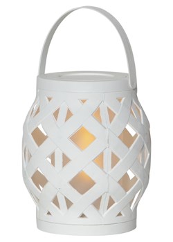 STAR Trading Lamion LED &quot;Flame Lantern&quot; w kolorze białym - wys. 16 cm ze sklepu Limango Polska w kategorii Świeczniki - zdjęcie 187795294