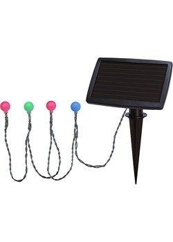 STAR Trading Solarny łańcuch świetlny LED &quot;Globini&quot; w różnych kolorach - dł. 475 cm ze sklepu Limango Polska w kategorii Oświetlenie - zdjęcie 187795314