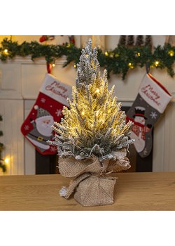 Hollybell Dekoracja LED &quot;Christmas Tree&quot; w kolorze zielono-białym - dł. 45 cm ze sklepu Limango Polska w kategorii Oświetlenie - zdjęcie 187795430