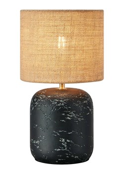 Marksljöd Lampa stołowa &quot;Montagna&quot; w kolorze czarno-jasnobrązowym - wys. 32 x Ø 18 cm ze sklepu Limango Polska w kategorii Oświetlenie - zdjęcie 187795601