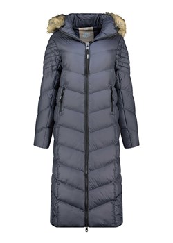 Geographical Norway Płaszcz zimowy &quot;Capucine&quot; w kolorze granatowym ze sklepu Limango Polska w kategorii Kurtki damskie - zdjęcie 187797222