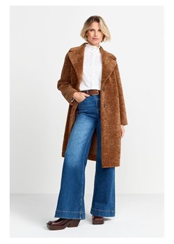 Rich&amp;Royal Płaszcz pluszowy w kolorze karmelowym ze sklepu Limango Polska w kategorii Płaszcze damskie - zdjęcie 187797314