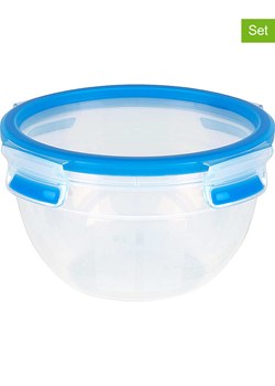 Emsa Pojemniki spożywcze (2 szt.) "Clip &amp; Close" w kolorze niebieskim - 1,1 l ze sklepu Limango Polska w kategorii Pojemniki kuchenne - zdjęcie 187797370