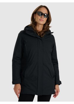 Damski płaszcz przejściowy 4F 4FWAW25TTJAF0786 - czarny ze sklepu Sportstylestory.com w kategorii Kurtki damskie - zdjęcie 187797560