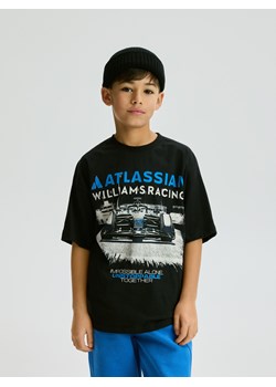 Reserved - T-shirt Team Williams Racing F1 - czarny ze sklepu Reserved w kategorii T-shirty chłopięce - zdjęcie 187798614