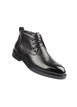 Eleganckie męskie botki H909-B205-SG3, czarne ze sklepu ulubioneobuwie w kategorii Buty zimowe męskie - zdjęcie 187798754