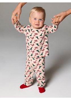 Sinsay - Świąteczna piżama dwucześciowa z nadrukiem piesków - beżowy ze sklepu Sinsay w kategorii Piżamy dziecięce - zdjęcie 187799681