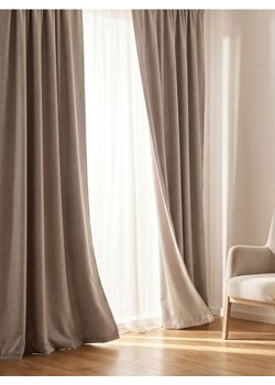 Sinsay - Zasłony zaciemniające 2 pack - beżowy ze sklepu Sinsay w kategorii Zasłony - zdjęcie 187799682