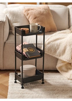 Sinsay - Regał na kółkach - czarny ze sklepu Sinsay w kategorii Regały i witryny - zdjęcie 187799720