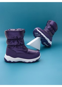 Sinsay - Śniegowce z wełnianą wyściółką - fioletowy ze sklepu Sinsay w kategorii Buty zimowe dziecięce - zdjęcie 187799762