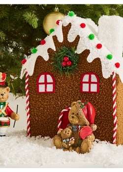 Sinsay - Dekoracja świąteczna w kształcie misia - brązowy ze sklepu Sinsay w kategorii Dekoracje bożonarodzeniowe - zdjęcie 187799764