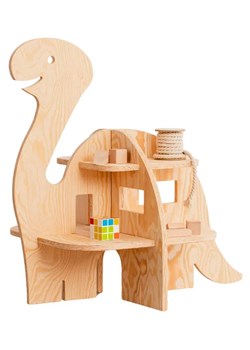 Drewniany regał dziecięcy dinozaur 1 H3-A38 ze sklepu Edinos.pl w kategorii Regały dziecięce - zdjęcie 187799824