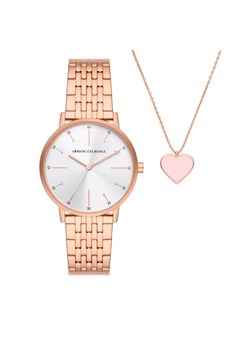 Armani Exchange Zegarek AX7145SET Złoty ze sklepu MODIVO w kategorii Zegarki - zdjęcie 187799911