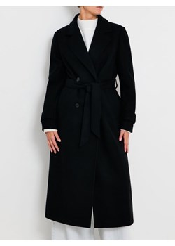 Sinsay - Płaszcz dwurzędowy - czarny ze sklepu Sinsay w kategorii Płaszcze damskie - zdjęcie 187800210