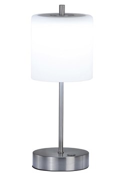 FH Lighting Lampa stołowa LED &quot;Riva&quot; w kolorze srebrno-białym - wys. 34,5 x Ø 13 cm ze sklepu Limango Polska w kategorii Oświetlenie - zdjęcie 187800270