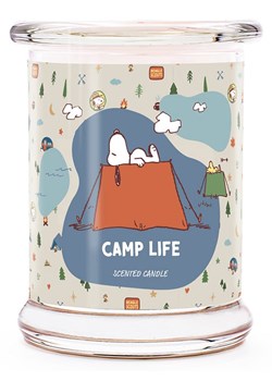 Peanuts Świeca zapachowa &quot;Peanuts Camp Life&quot; - 250 g ze sklepu Limango Polska w kategorii Świece i dyfuzory - zdjęcie 187800344