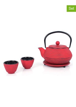 Echtwerk 4-częściowy zestaw w kolorze czerwonym do herbaty - 800 ml ze sklepu Limango Polska w kategorii Dzbanki i zaparzacze - zdjęcie 187800462